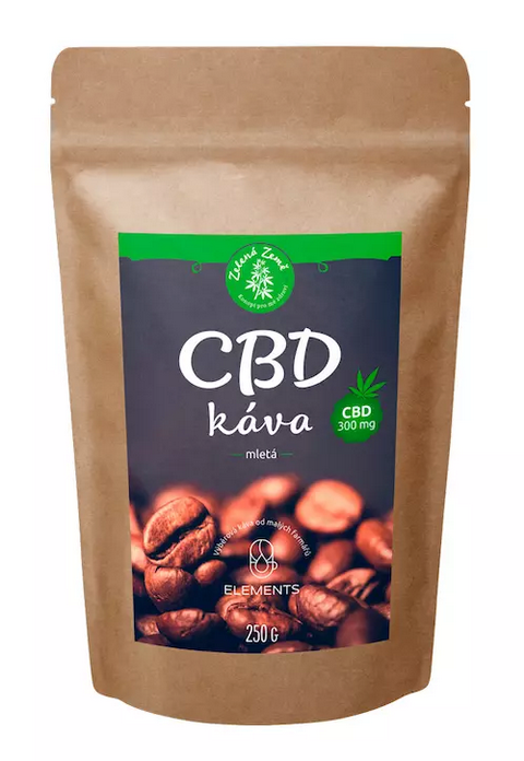 Mletá kolumbijská káva s CBD 250g