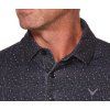 Callaway pánské golfové tričko Mini Textured Prin antracit S