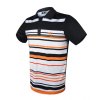 vyr dl 565 11 3351 tony trevis panske golfove tricko s pruhy cerno oranzove