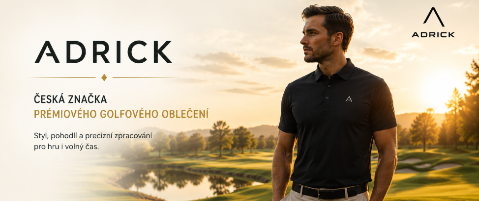 ADRICK – Česká značka prémiového golfového oblečení nově na Golfstores