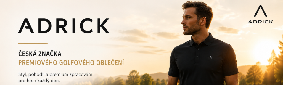 ADRICK – Česká značka prémiového golfového oblečení nově na Golfstores