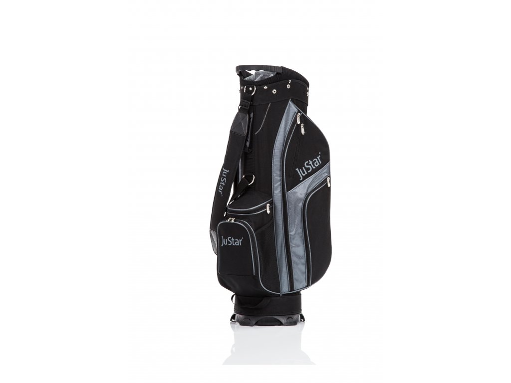 JuStar golfový cartbag černý-titanium