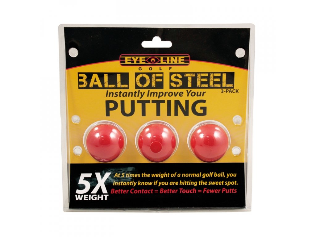 1948 2 eyeline golf balls of steel 3ks eyeline