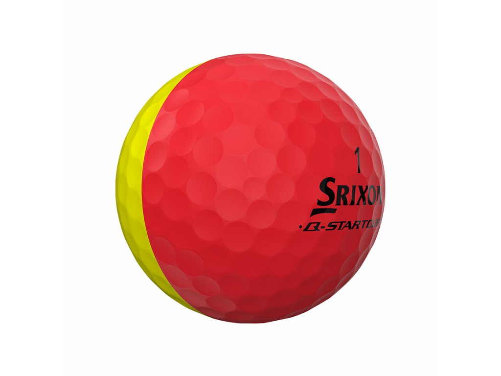 Srixon Q-Star Tour Divide golfové míčky žluto-červené