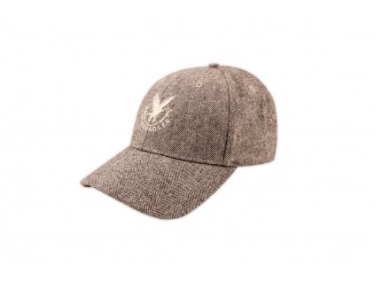 Herringbone cap unisex golfová kšiltovka s výšivkou (Barva kšiltovky Grey, Minimální množství 48)