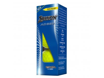 Srixon AD333 golfové míčky žluté 12ks