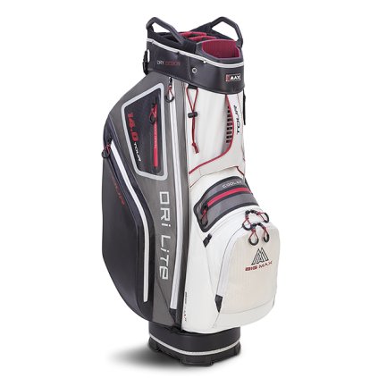 Big Max Dri Lite Tour Cart golfový Bag - White/Grey/Black/Merlot