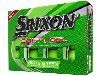 Srixon Soft Feel golfové míčky zelené 12ks