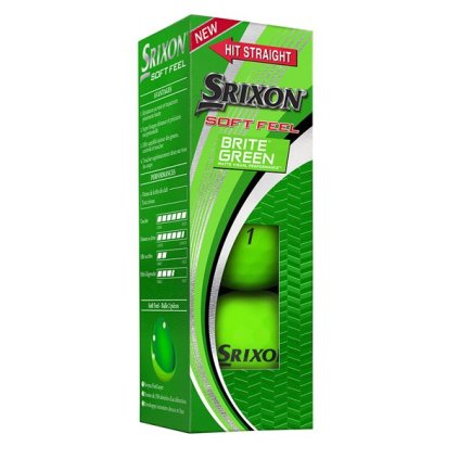 Srixon Soft Feel golfové míčky zelené 12ks