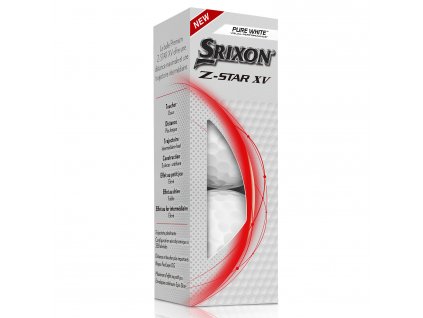 Srixon Z-Star XV golfové míčky bílé 3ks