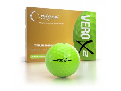 OnCore VERO X2 Tour Performance golfové míčky zelené 12ks