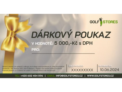 Dárkový poukaz 2024 Golfstores nový final 5000