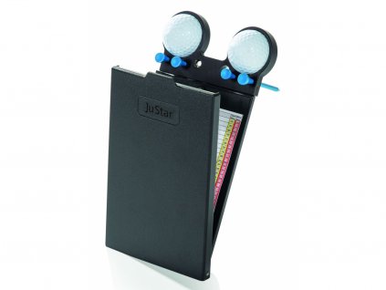 23861 justar scorecard holder colour black star shbl