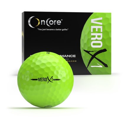 Potisk golfových míčků OnCore VERO X1 zelené