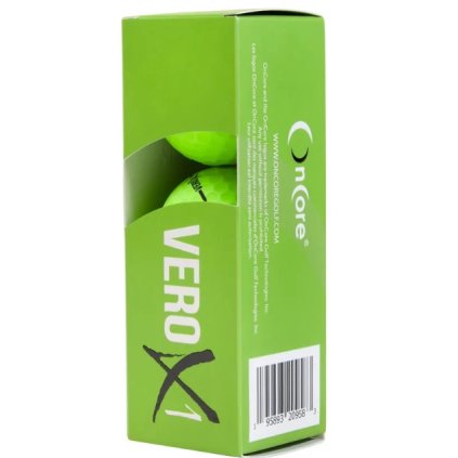 OnCore VERO X1 golfové míčky zelené 3ks