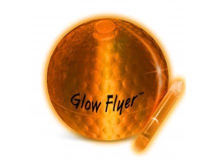 Glow Flyer Ball  svítící golfový míček oranžový