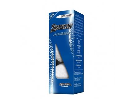 Srixon AD333 golfové míčky bílé 3ks