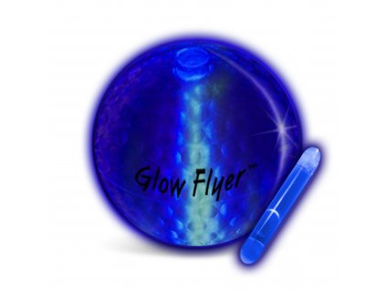 Glow Flyer Ball  svítící golfový míček modrý