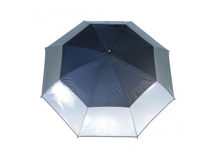 TourDri UV Protection Umbrella Clear panel golfový deštník s UV ochranou 64" šedá/černá