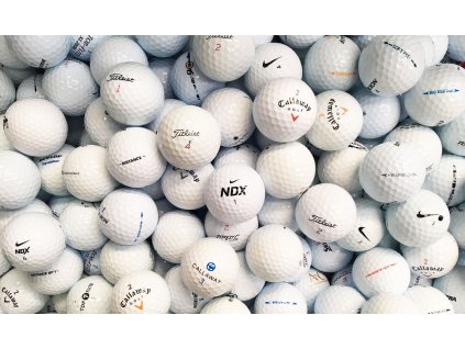Hrané golfové míčky Mix značek kvalita A 12ks