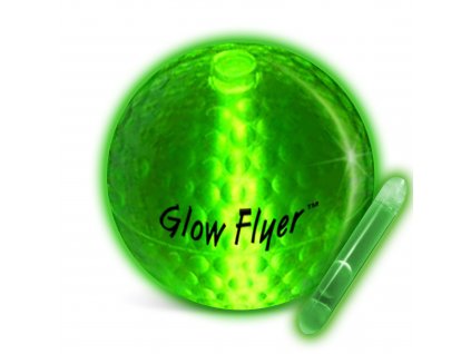 Glow Flyer Ball  svítící golfový míček zelený