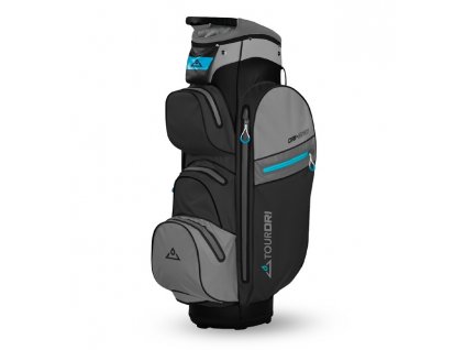 TourDri Waterproof golfový cartbag černo-šedý