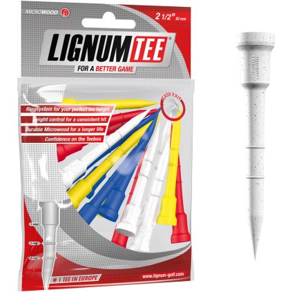 Lignum Tee 2 1/2 balení týček 16 ks mix barev