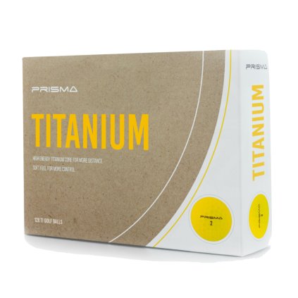 Masters Prisma Titanium Ball Box 12 žluté