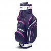 Big Max Dri Lite Silencio 2 nepromokavý golfový cartbag - modro-šedo-růžový