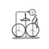 velky 1744043590 justar carbon light set s parkovaci brzdou