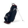 Masters Superlight 8 ultralehký golfový standbag tmavě modrá-červená