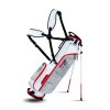 Masters SL 650 lehký golfový standbag White/Shuttle Grey/Varsity Red