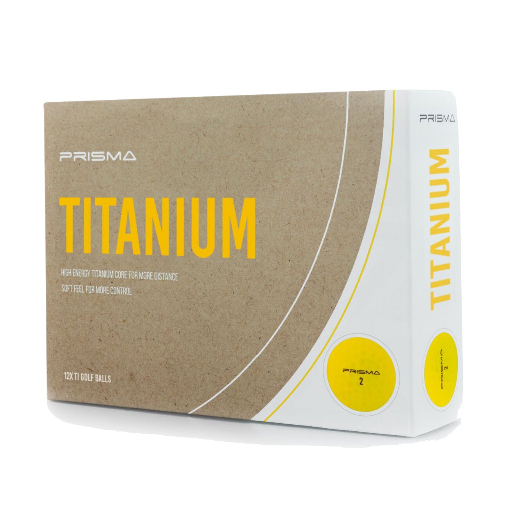 Masters Prisma Titanium Ball Box 12 żółty