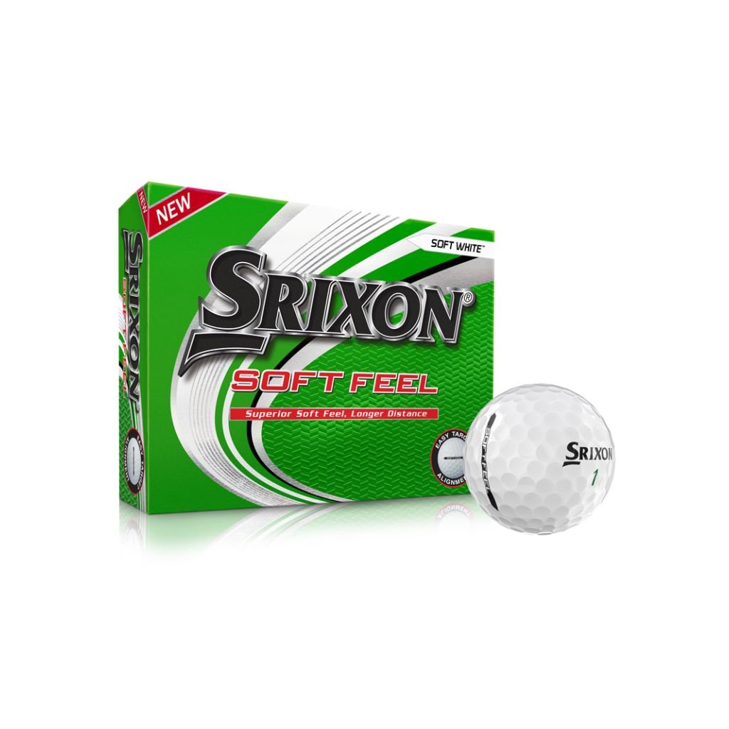 Nadruk piłek golfowych Srixon Soft Feel w kolorze białym