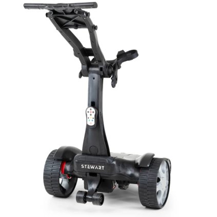 Wózek elektryczny Stewart Q Follow 2025 w kolorze czarnym (Pojemność baterii na 18 dołków)