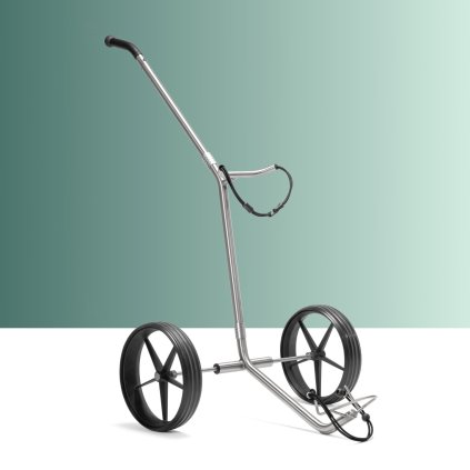 Wózek golfowy TiCad Pro z ręcznym sterowaniem, tytan (koła GFK)