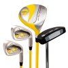 Zestaw do golfa dla dzieci MKids Golf Lite żółty 45" - 115cm
