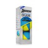 Piłki golfowe Srixon Q-Star Tour Divide żółto-niebieskie 3 szt.