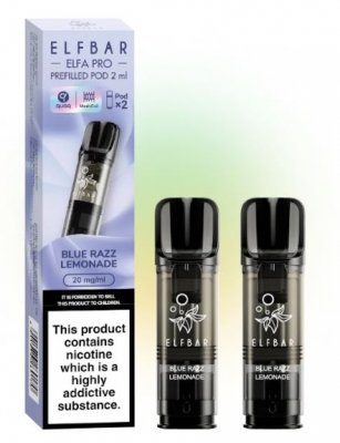 Elfa ElfBar Blue Razz Lemonade – 2 PODy – vape e-cigareta