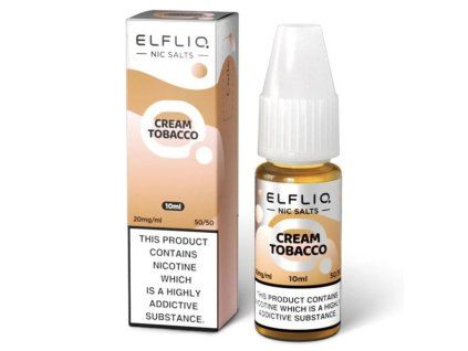 elfliq cream tobacco