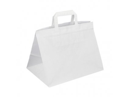 papirova taska bila takeaway 32x22x24