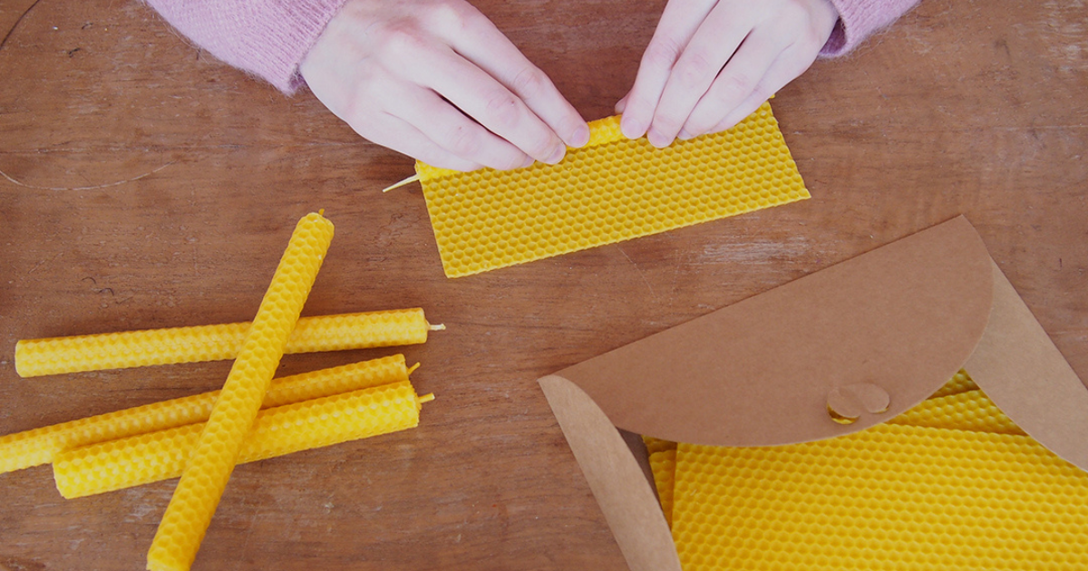 Jak vyrobit svíčku z včelího vosku