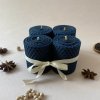 Adventní svíčky z včelího vosku – sada čtyř svíček