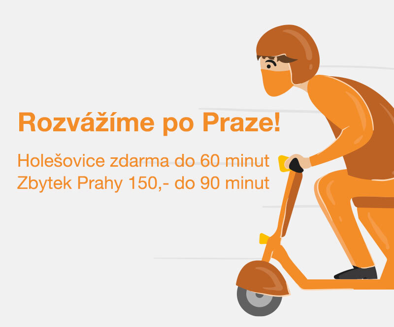 Využijte náš pražský expres rozvoz!