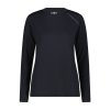 CMP Tričko s dlhým rukávom dámske, Antracite (Veľkosť XXS)