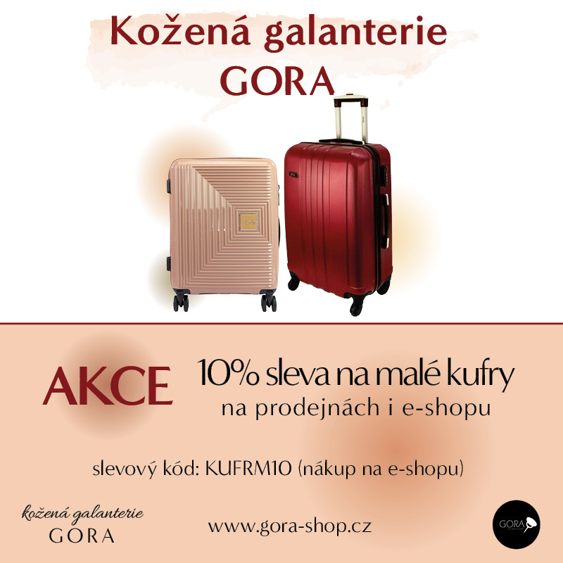 SLEVA 10% NA LETNÍ KUFRY!