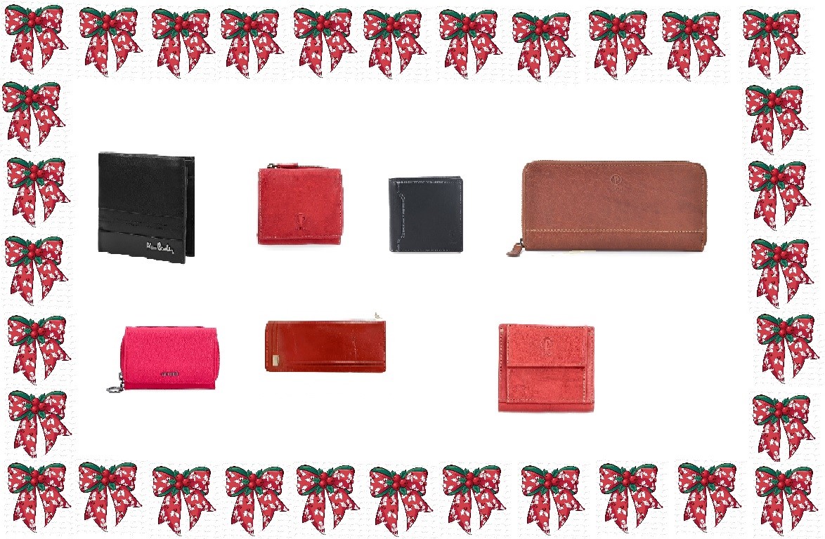 Dámské a pánské peněženky jako ideální vánoční dárek.
