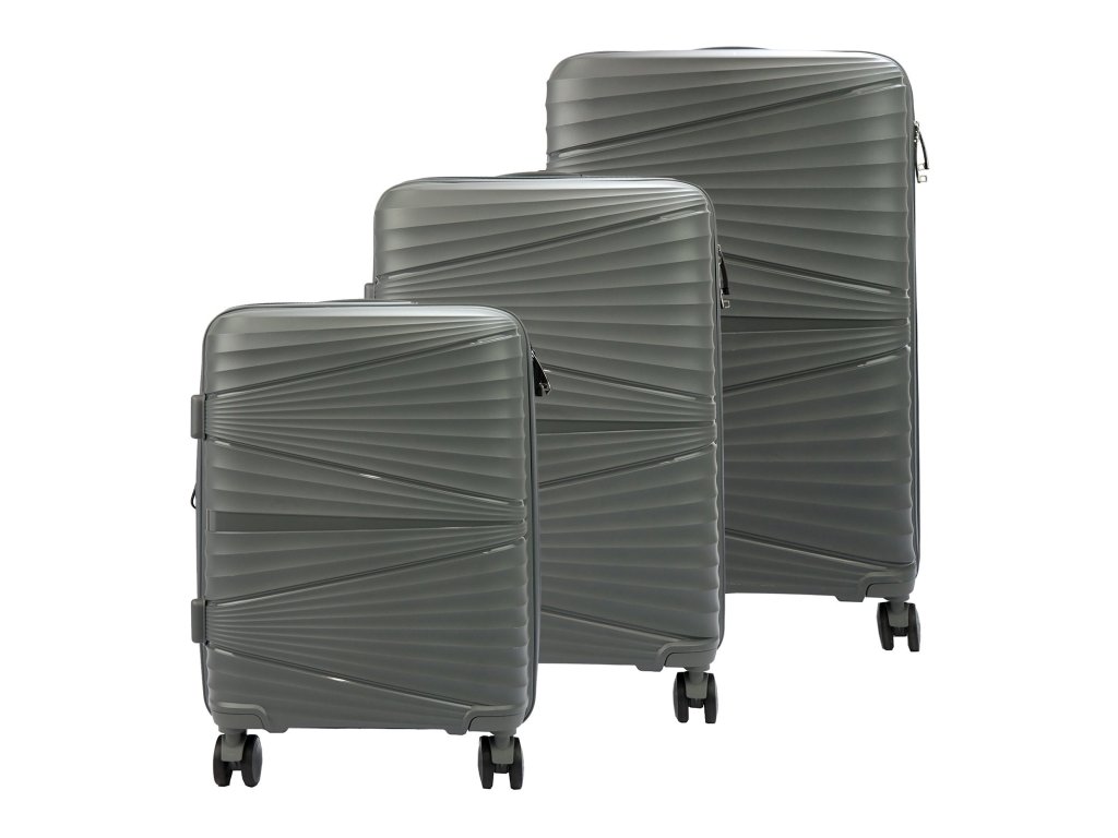 Sada cestovních kufrů Jony Z04 x3 Z - šedá