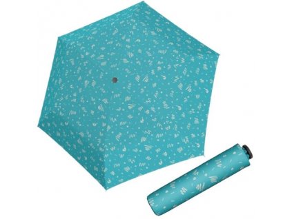 Zero 99 Minimally aqua blue - ultralehký skládací deštník