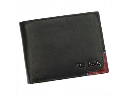 Pánská kožená peněženka Pierre Cardin 8806 TILAK75  - černá/červená